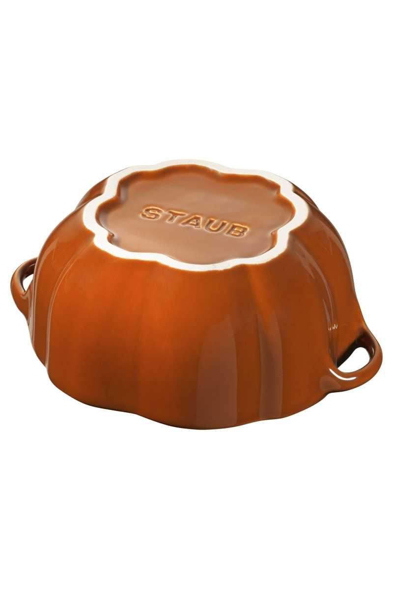 Staub Ceramic Cocotte 12 cm / 500 ml, Pumpkin, Cinnamon