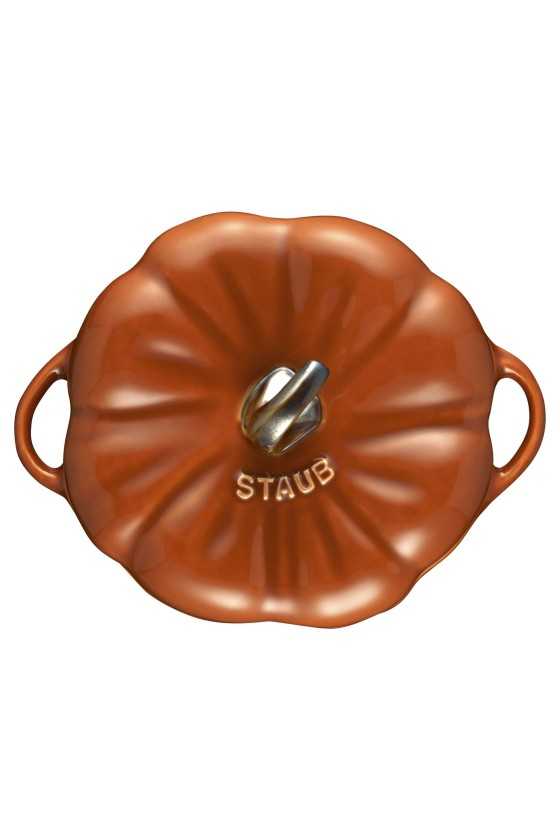 Staub Ceramic Cocotte 12 cm / 500 ml, Pumpkin, Cinnamon