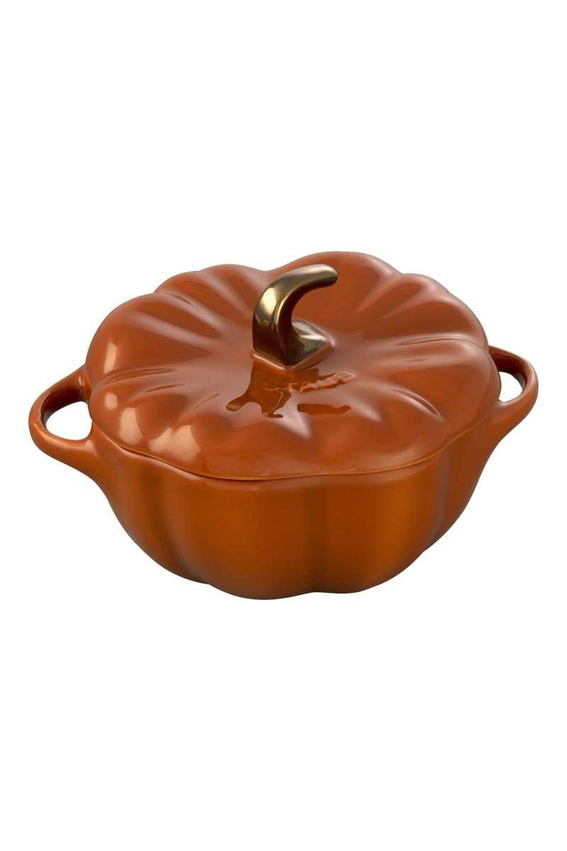 Staub cocotte pompoen keramiek 12cm Kaneel