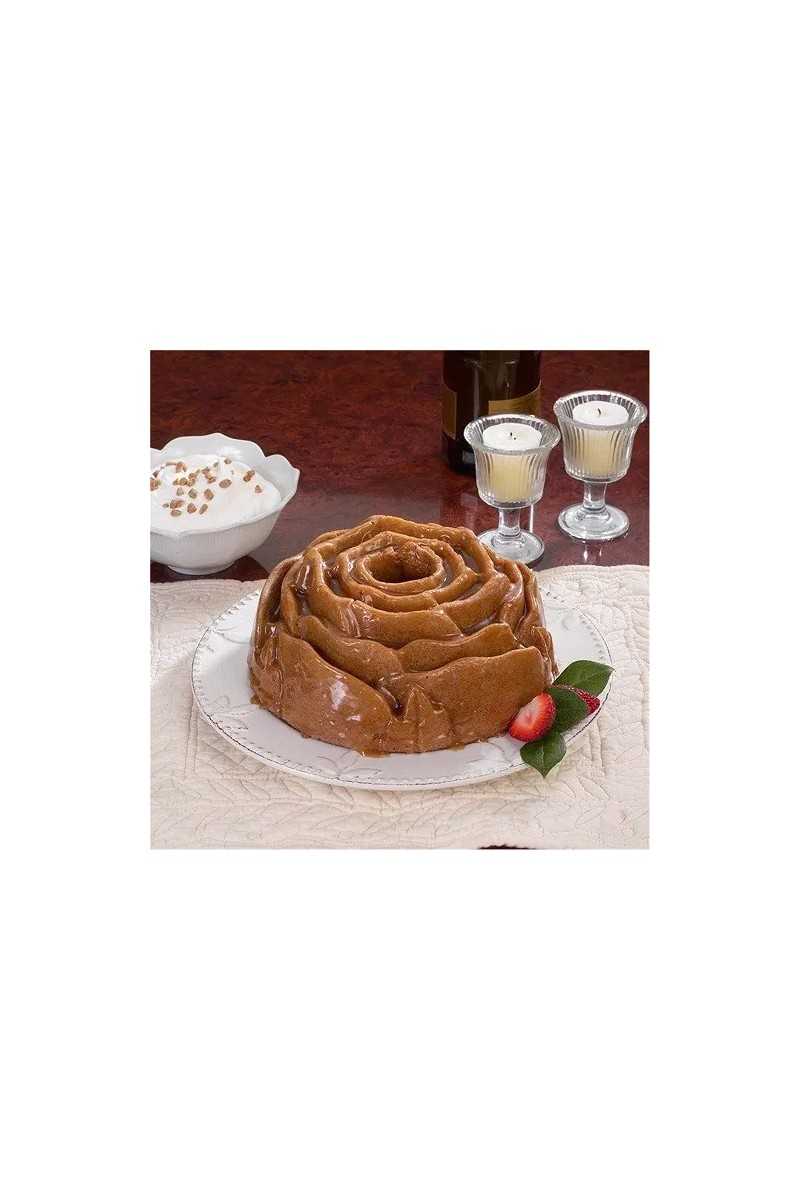 Nordic Ware Toffee Rose bundt