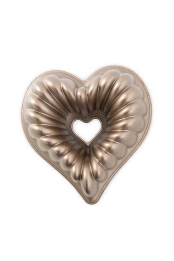 Nordic Ware Toffee Elegant Heart Bundt
