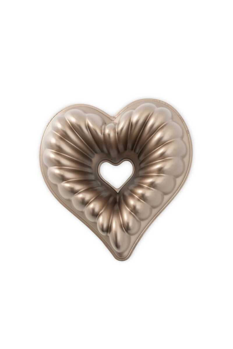 Nordic Ware Toffee Elegant Heart Bundt