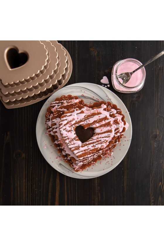 Nordic Ware Toffee Tiered heart pan