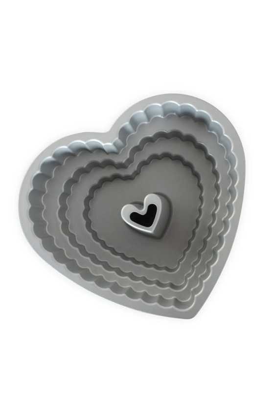 Nordic Ware Toffee Tiered heart pan