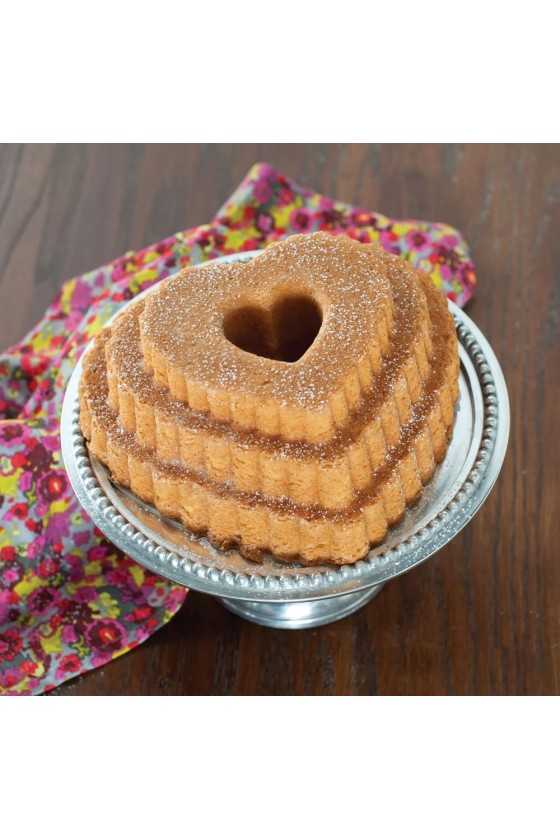 Nordic Ware Toffee Tiered heart pan