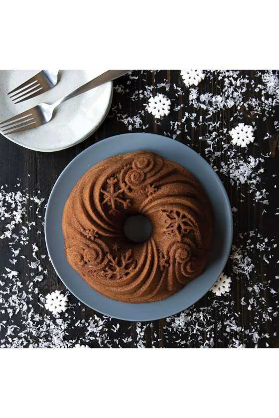 Nordic Ware Silver Let it Snow bundt pan