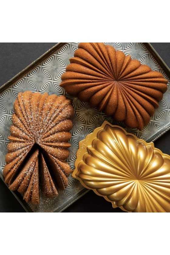 Nordic Ware Gold Classic Fluted loaf pan