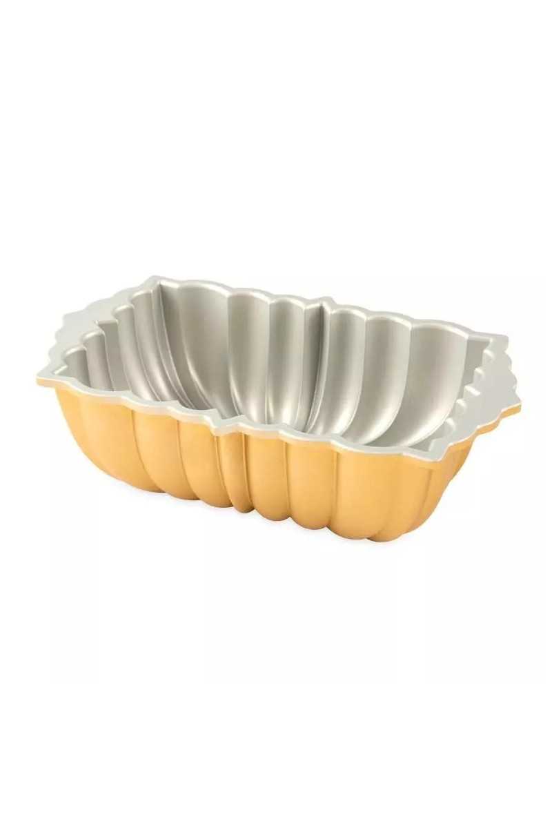 Nordic Ware Gold Classic Fluted loaf pan