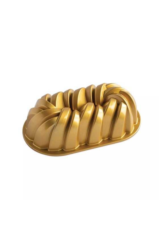 Nordic Ware Gold Braided loaf pan