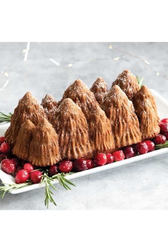 Nordic Ware Silver Alpine Forest loaf pan