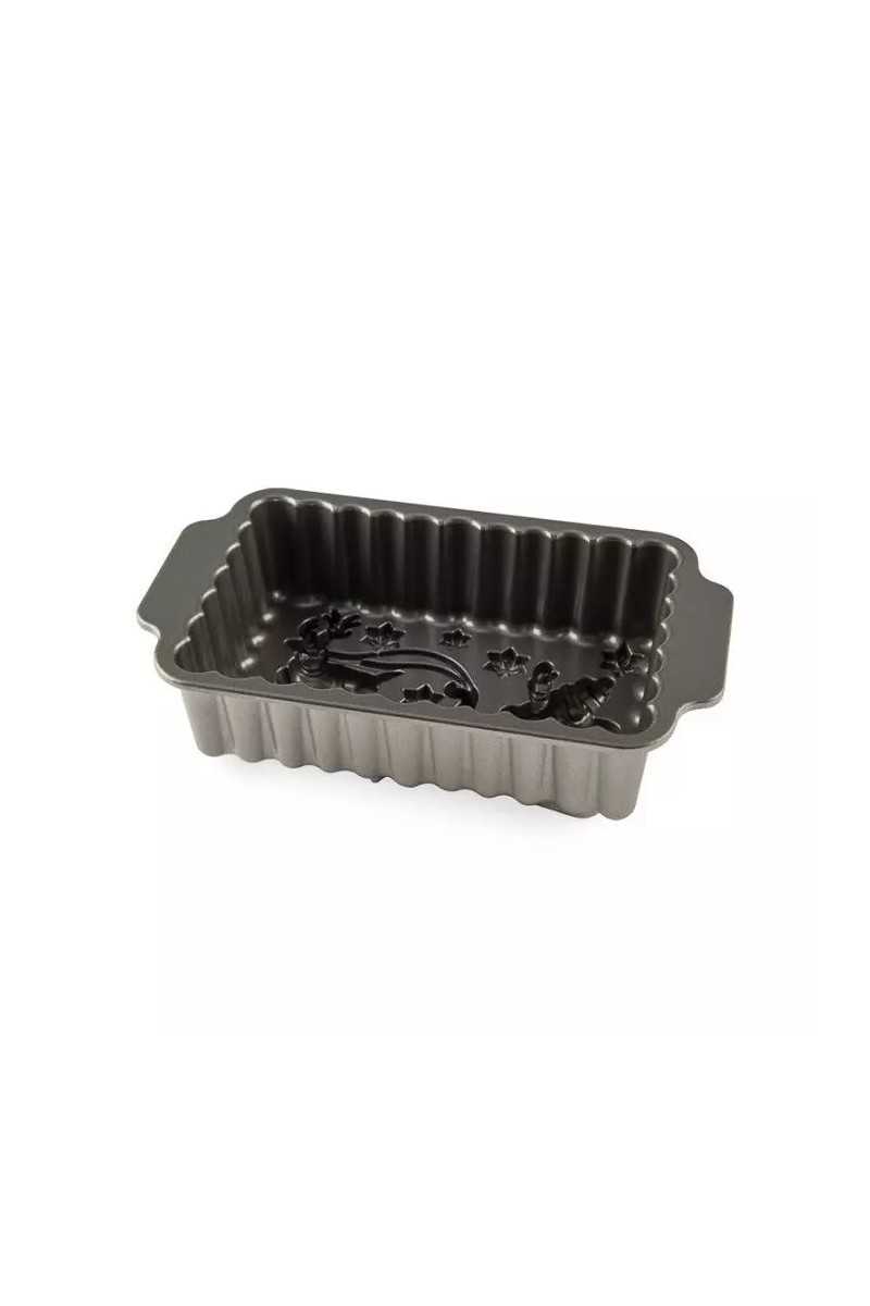 Nordic Ware Silver Santa's slaigh loaf pan