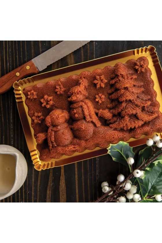 Nordic Ware Silver Winter Wonderland loaf pan