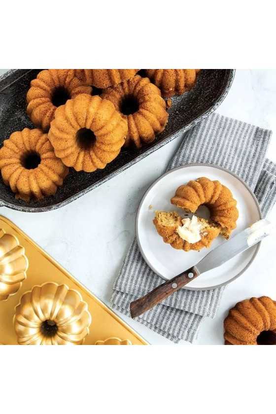 Nordic Ware Gold Anniversary bundtlette pan