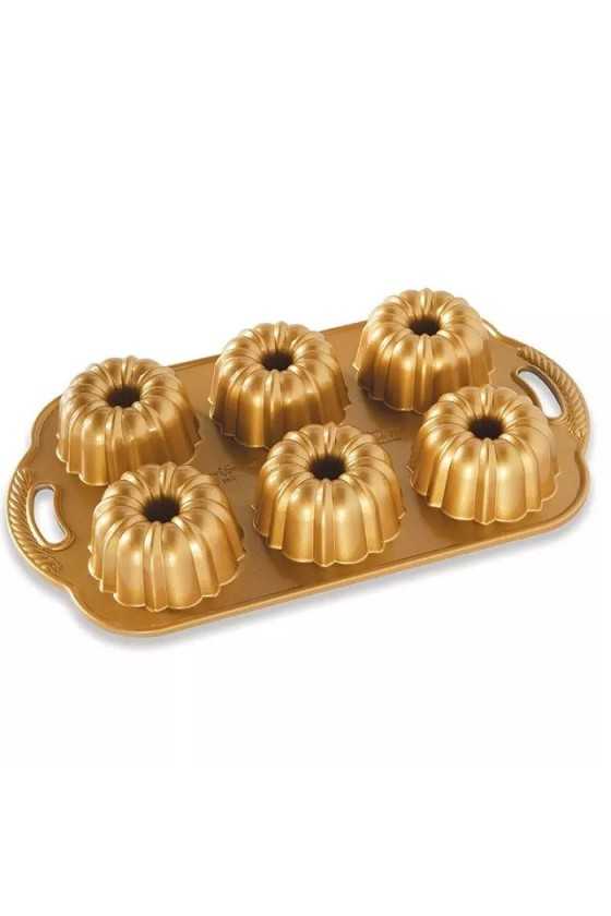 Nordic Ware Gold Anniversary bundtlette pan