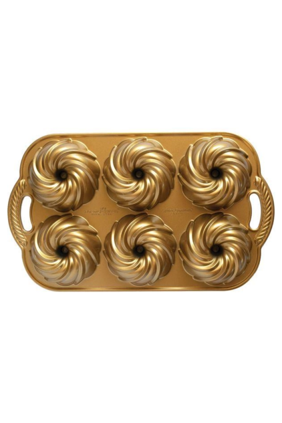 Nordic Ware Gold Swirl bundlette
