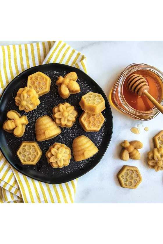 Nordic Ware Gold Busy Bee bitelette pan