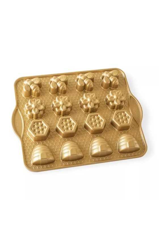 Nordic Ware Gold Busy Bee bitelette pan