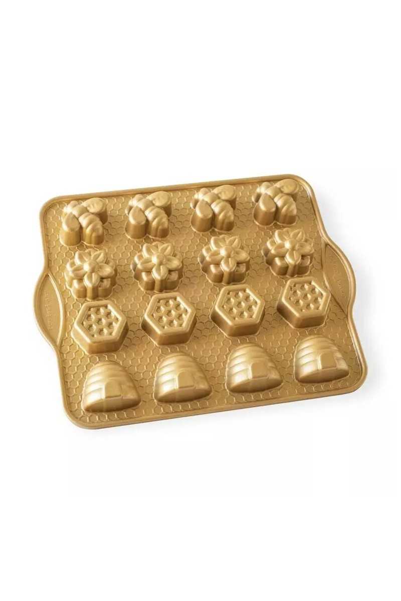 Nordic Ware Gold Busy Bee bitelette pan