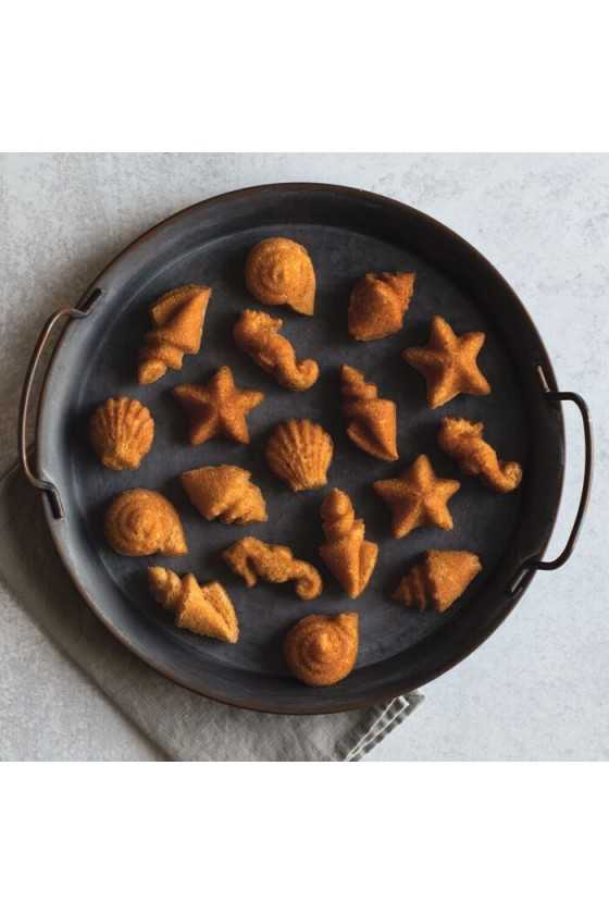 Nordic Ware Toffee Seashell tea cakes