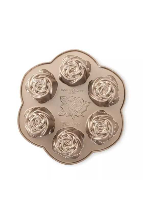 Nordic Ware Toffee Rosebud cake