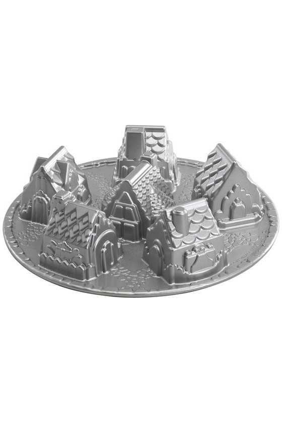 Nordic Ware Silver Cozy Village pan