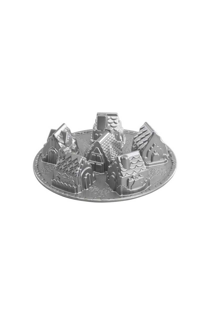 Nordic Ware Silver Cozy Village pan