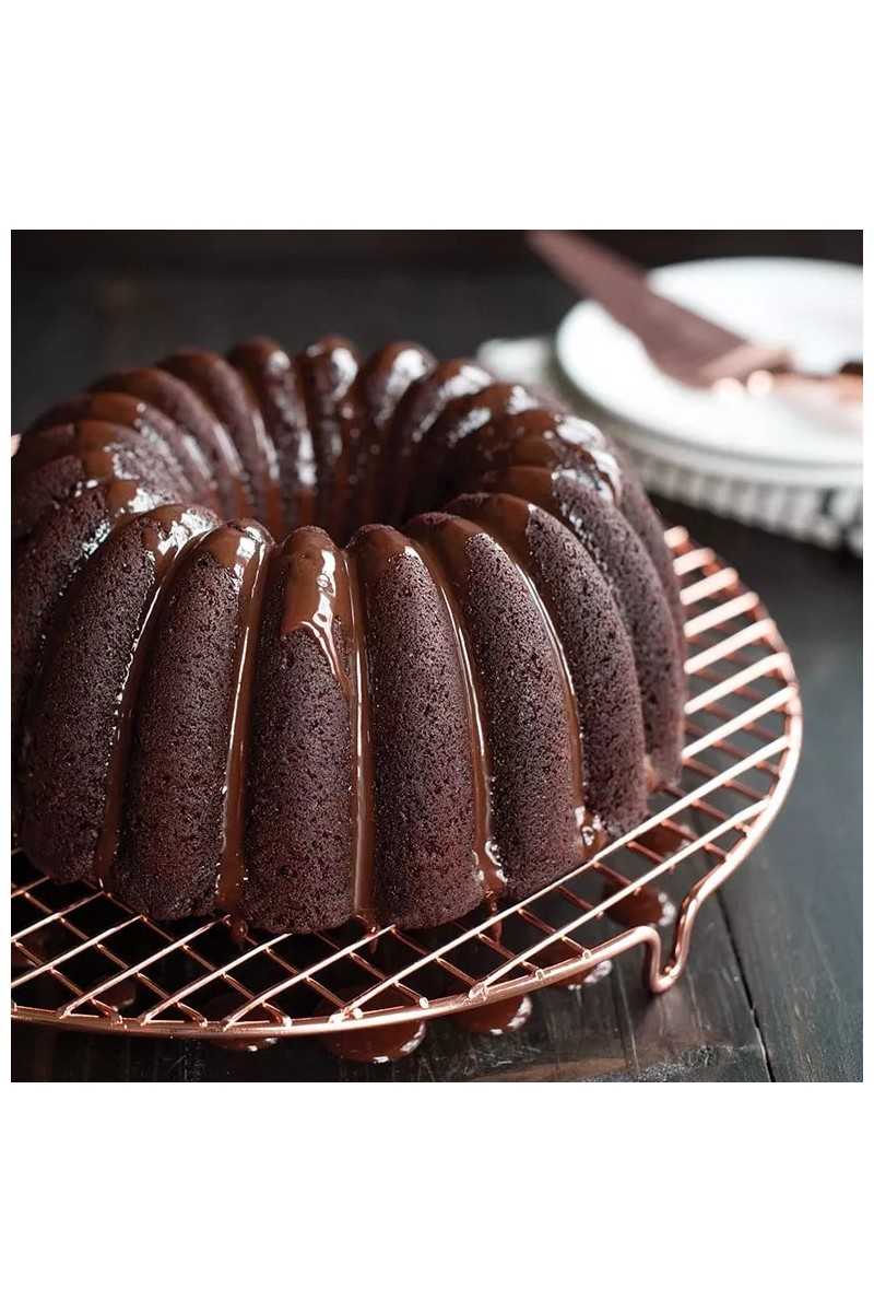 Nordic Ware Round Copper plated cooling grid 33