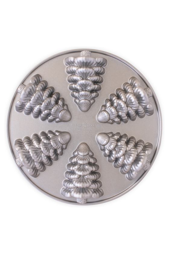 Nordic Ware Silver Evergreentea cakelets