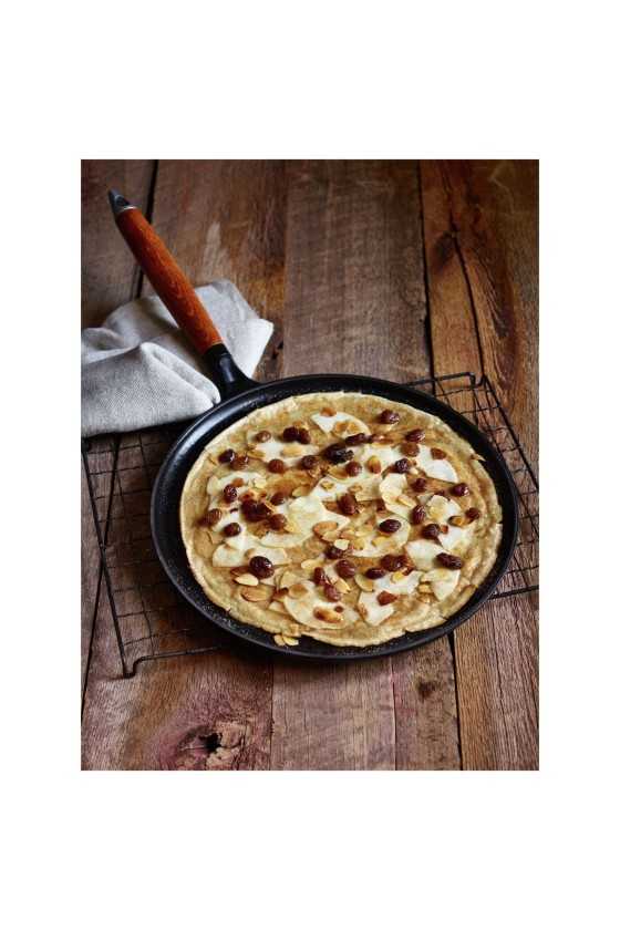Staub Pannenkoekenpan met houten handvat 28cm
