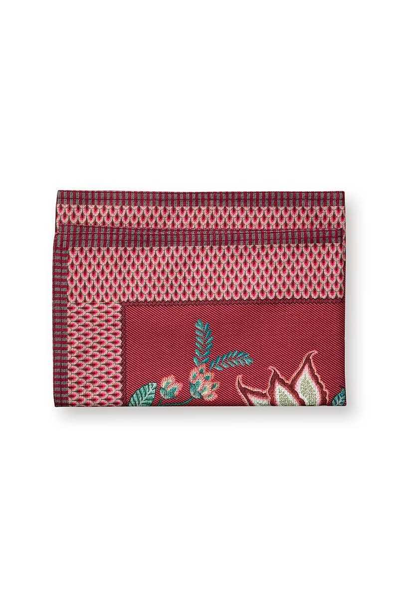 Pip Studio table runner flower festival dark pink