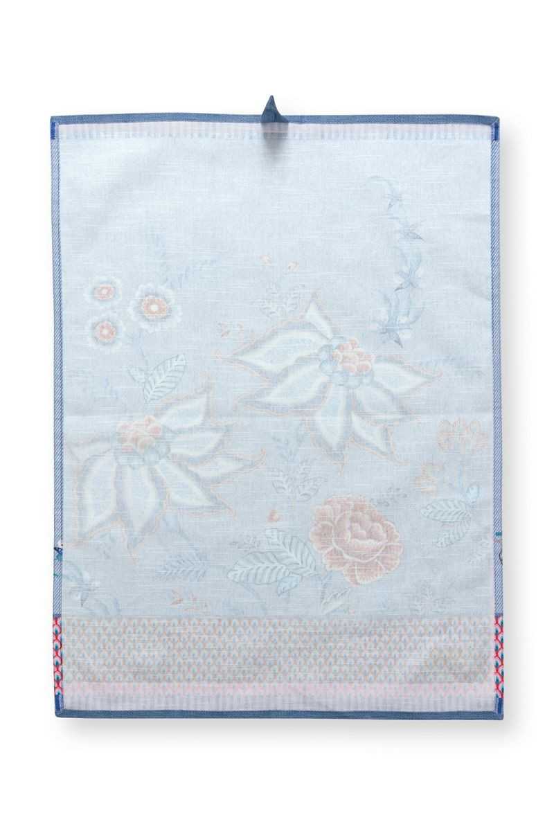 Pip Studio tea towel flower festival blue