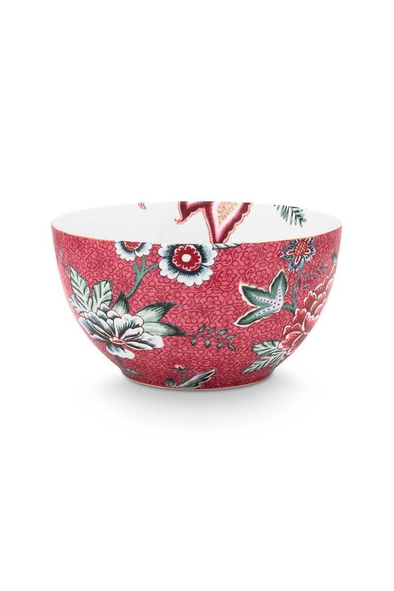 Pip Studio bowl flower festival dark pink