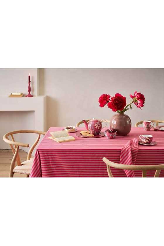 Pip Studio Stripes Tafelkleed Roze 160x250cm
