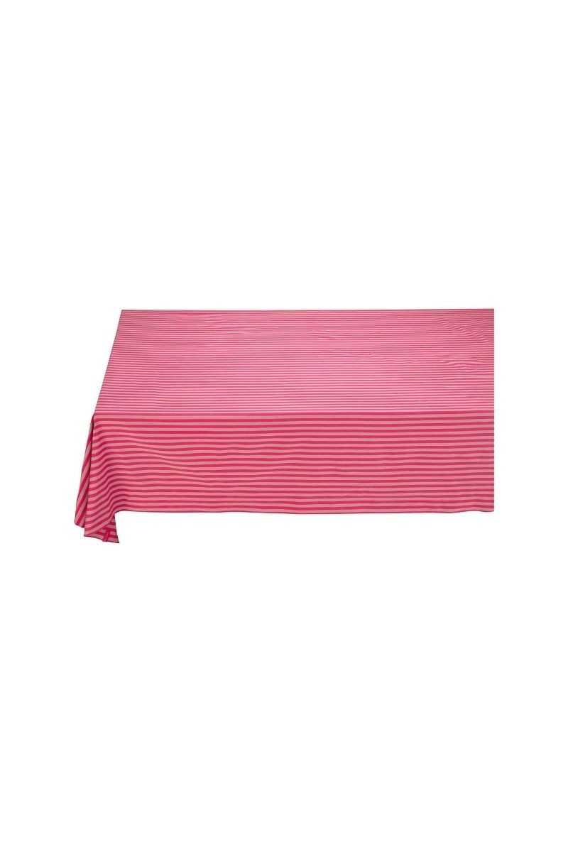 Pip Studio Stripes Tablecloth Pink 160x250cm