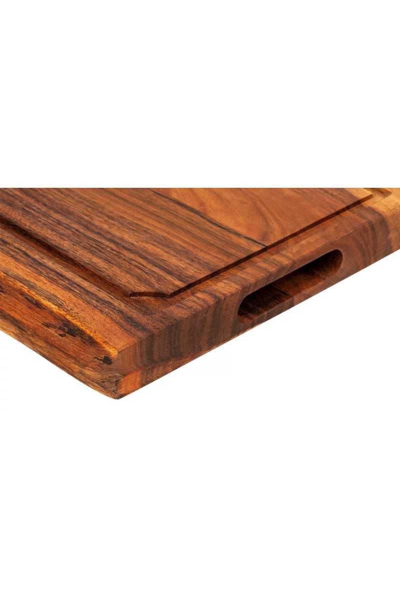 Forged Snijplank met Sapgeul & Anti-Slip – Duurzaam Acaciahout