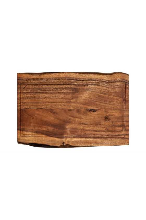 Forged Snijplank met Sapgeul & Anti-Slip – Duurzaam Acaciahout