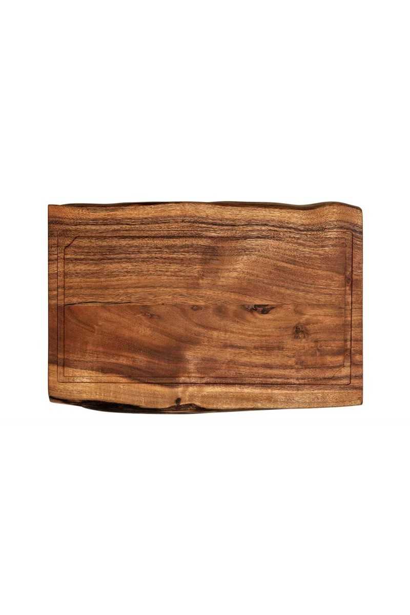 Forged Cutting Board with Juice Groove & Anti-Slip – Acacia Wood