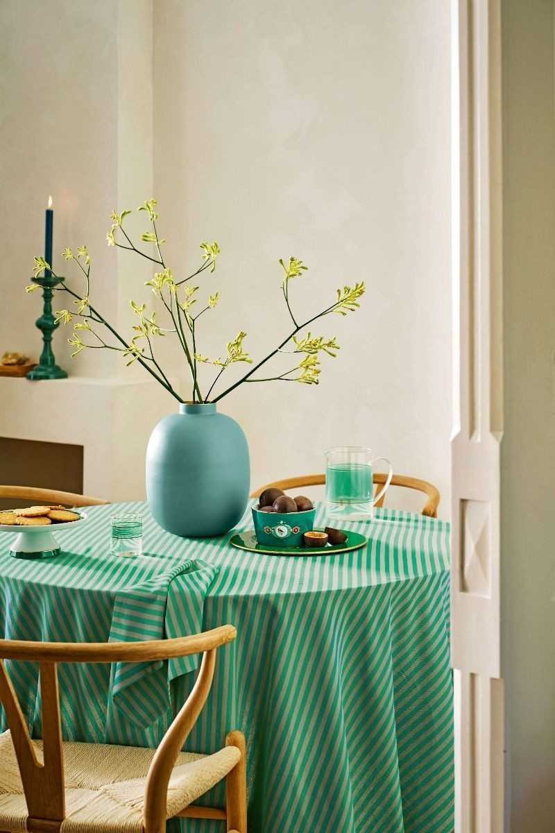 Pip Studio Stripes Tafelkleed Groen 160x250cm