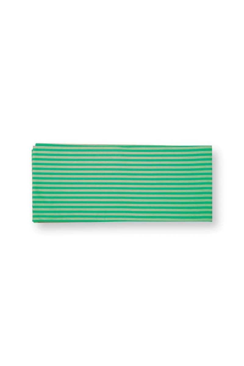 Pip Studio Stripes Tafelkleed Groen 160x250cm