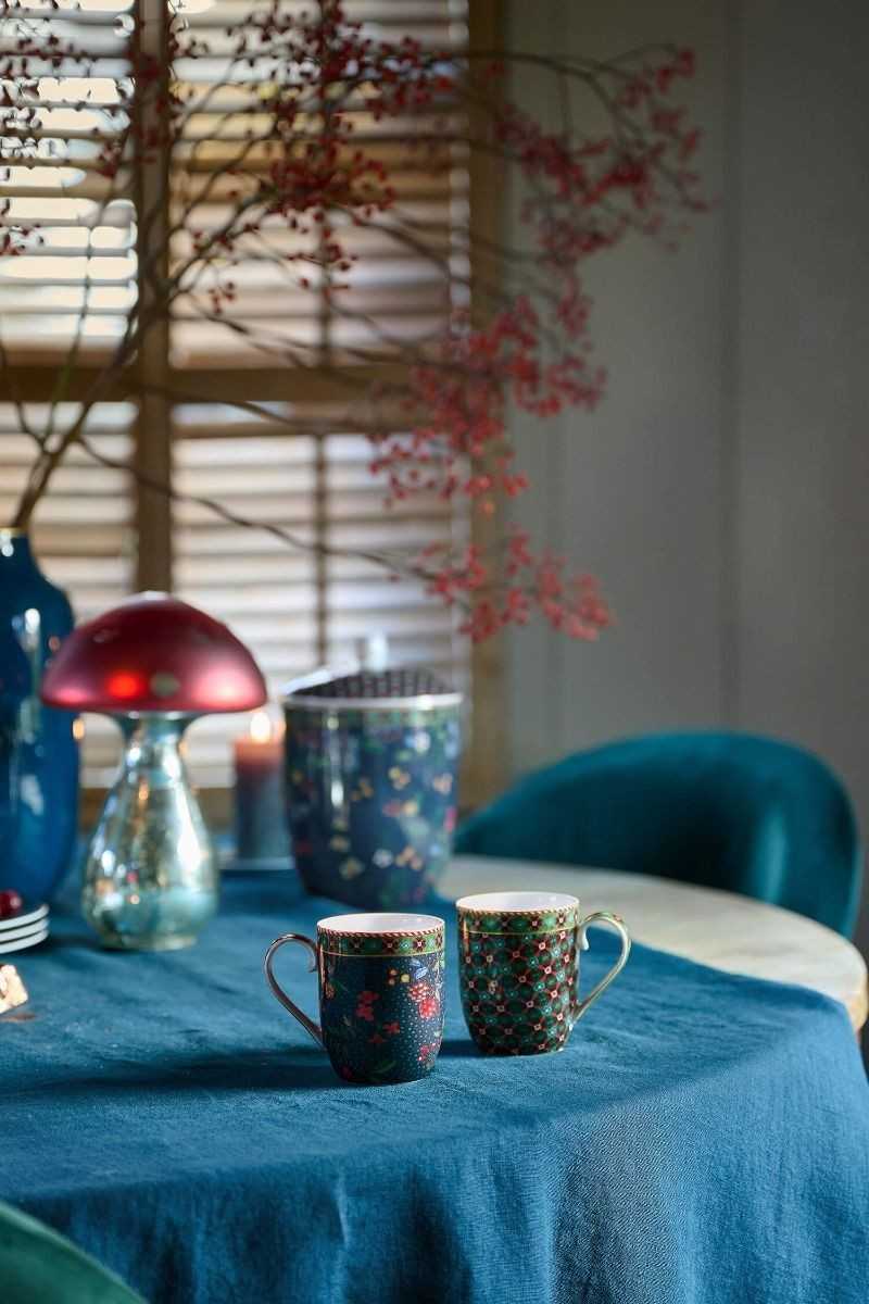Pip Studio Set van 2 Mokken Klein Berry Blues