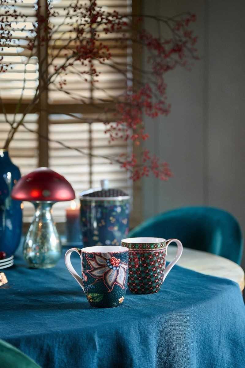 Pip Studio Set van 2 Mokken XL Berry Blues