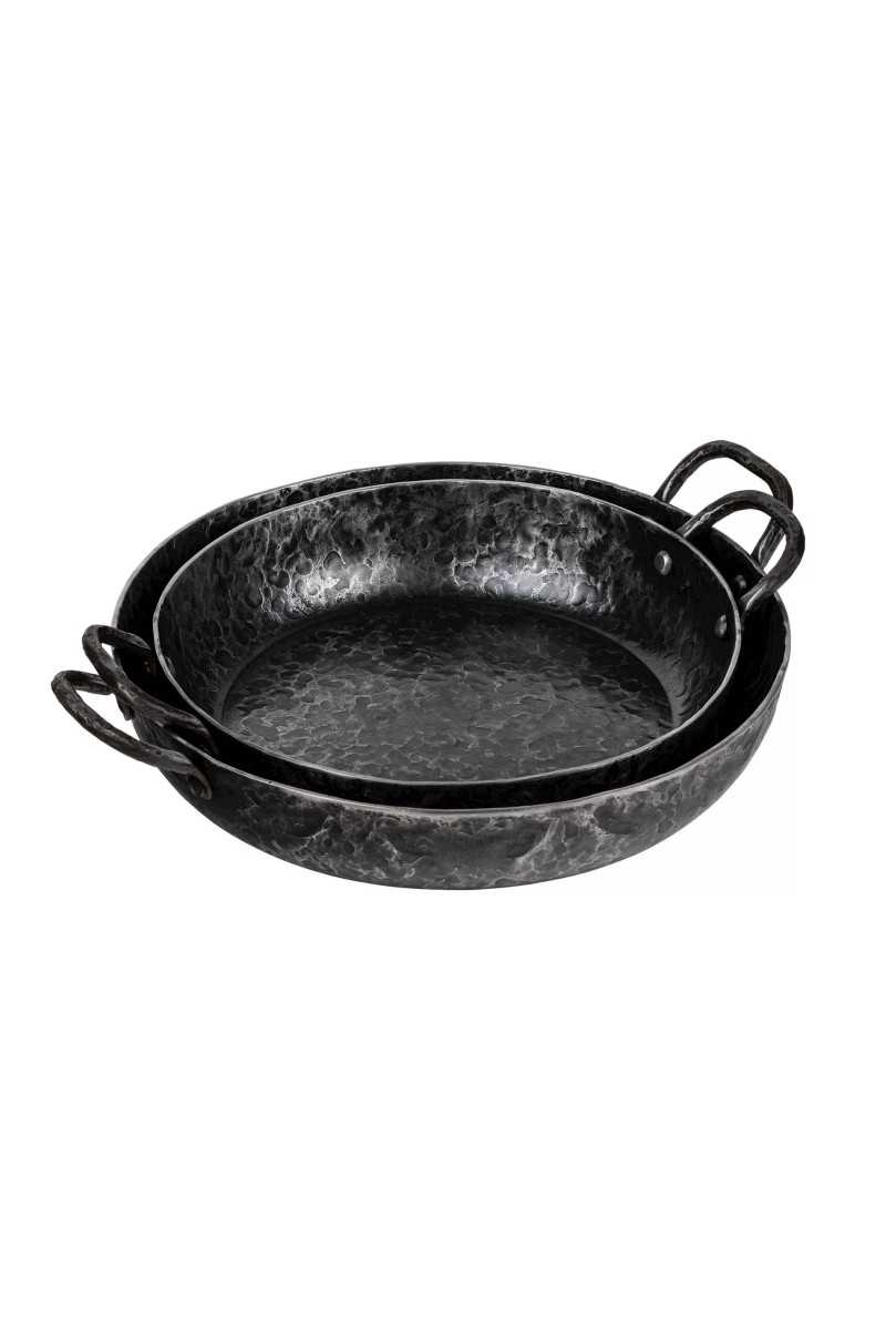 Forged Frying Pan - Durable Carbon Steel for Baking and Frying