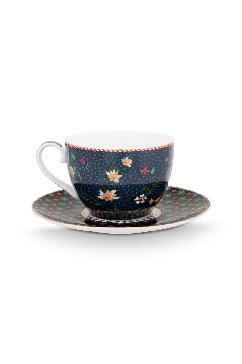 Pip Studio Set of 2 Cups & Saucers Berry Blues