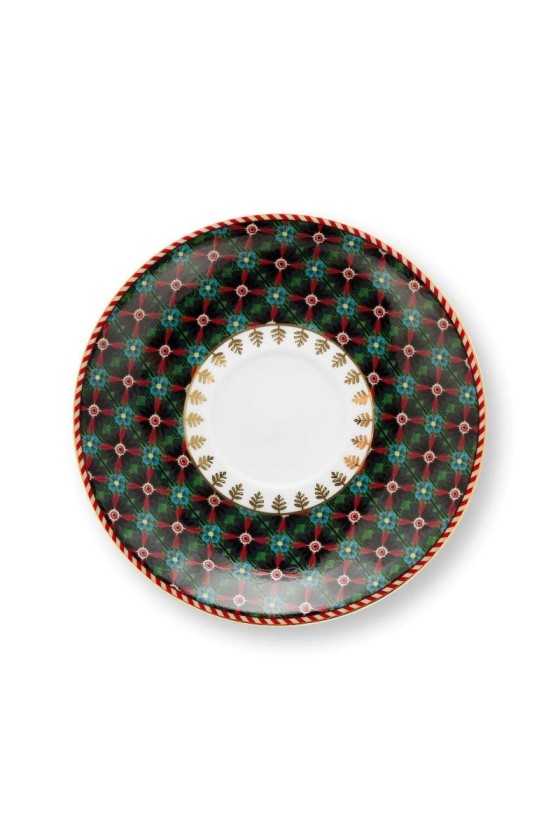 Pip Studio Set of 2 Espresso Cup & Saucer Berry Blues