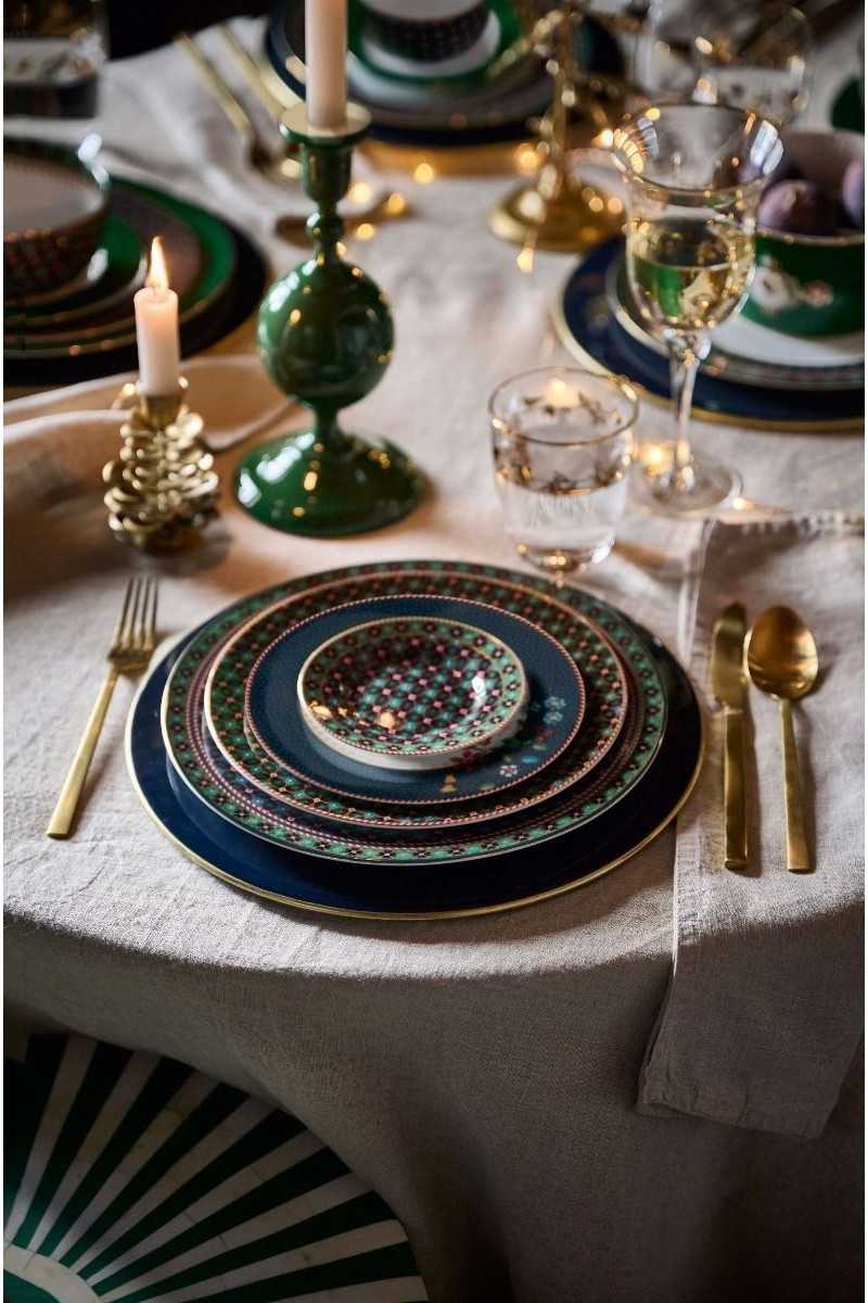 Pip Studio Gebaksbord Berry Blues Blauw 17cm