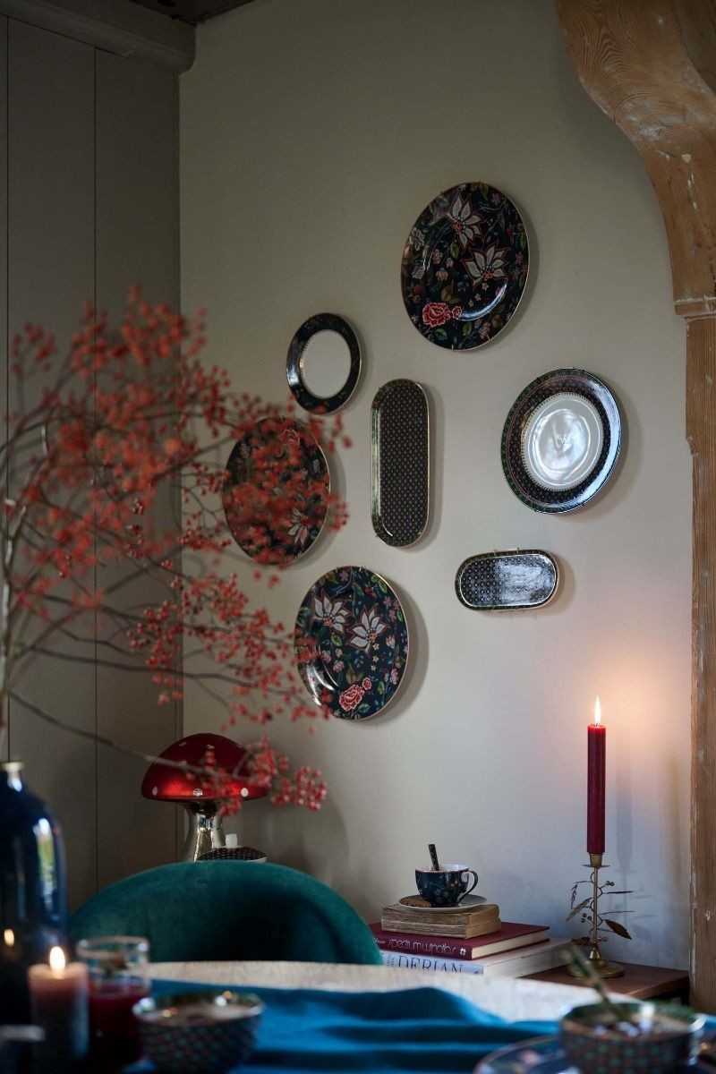 Pip Studio Onderbord Berry Blues Blauw 32cm