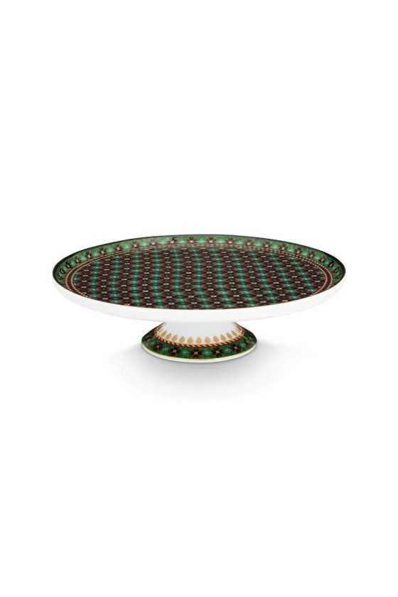 Pip Studio Cake Stand Small Clover Green 21cm