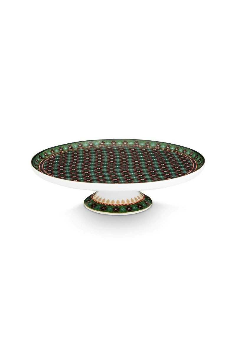 Pip Studio Taartplateau Klein Clover Groen 21cm Pip Studio Taartplateau Klein Clover Groen 21cm