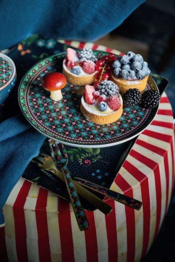 Pip Studio Cake Stand Small Clover Green 21cm