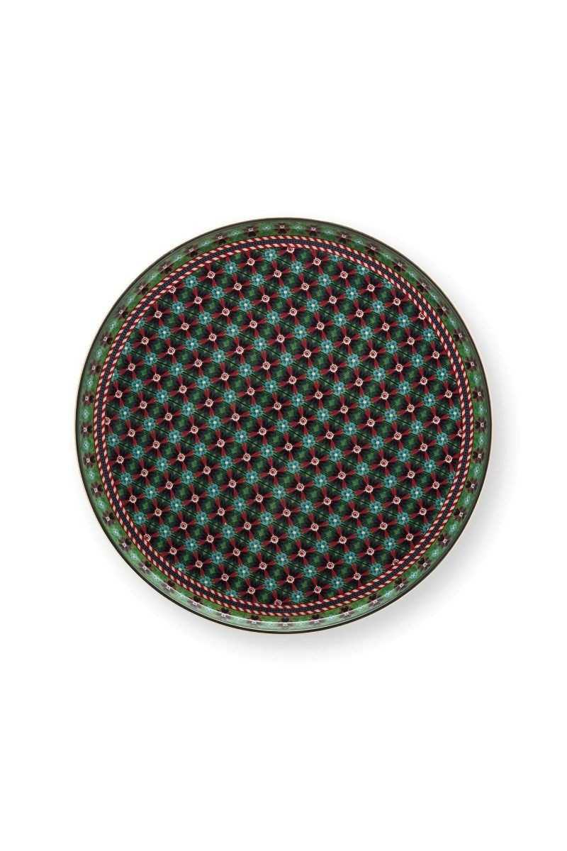 Pip Studio Cake Stand Small Clover Green 21cm